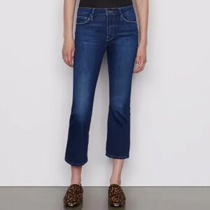 🌟FRAME🌟 LE CROP MINI BOOT STRETCH JEANS DARK WASH SZ 26